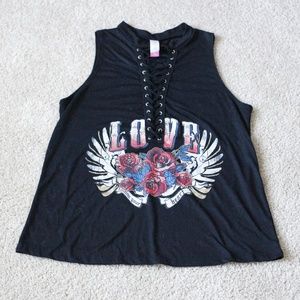 No Boundaries Black Shirt Sz Lg 11-13